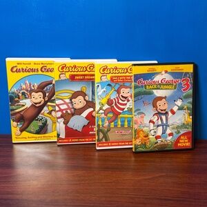 Curious George DVD Lot - Mixture of Series & Movies
